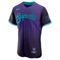 Arizona Diamondbacks Nike City Connect Authentic Sponsor Patch Jersey Purple