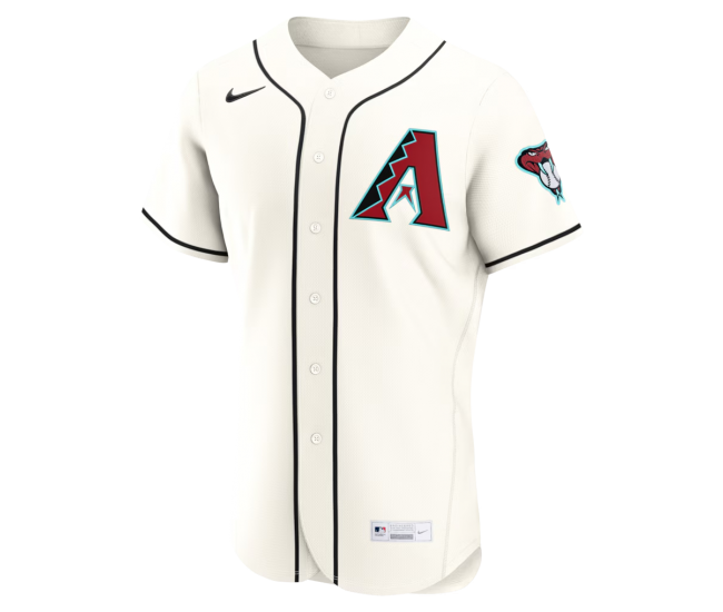 Arizona Diamondbacks Nike Home Authentic Custom Jersey Cream