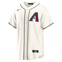 Arizona Diamondbacks Nike Home Custom Replica Jersey Cream