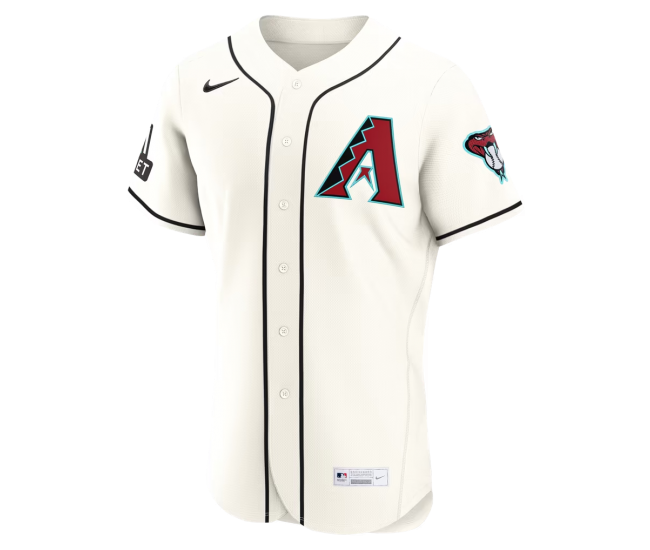 Ketel Marte Arizona Diamondbacks Nike Home Authentic Sponsor Patch Jersey Cream