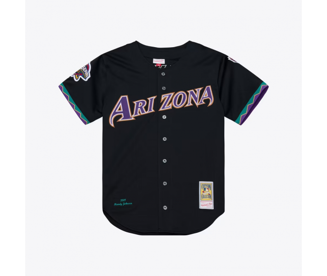 Randy Johnson Arizona Diamondbacks Mitchell & Ness 2001 Authentic Jersey Black