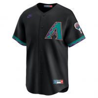 Randy Johnson Arizona Diamondbacks Nike Throwback Cooperstown Collection Limited Jersey Black