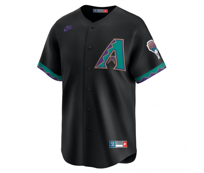 Randy Johnson Arizona Diamondbacks Nike Throwback Cooperstown Collection Limited Jersey Black