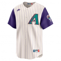 Randy Johnson Arizona Diamondbacks Nike Throwback Cooperstown Collection Limited Jersey Cream
