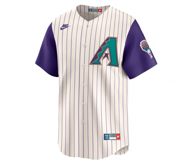 Randy Johnson Arizona Diamondbacks Nike Throwback Cooperstown Collection Limited Jersey Cream