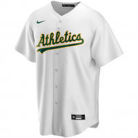Athletics Nike Home Replica Custom Jersey White