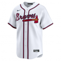 Atlanta Braves Nike Home Limited Custom Jersey White