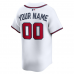 Atlanta Braves Nike Home Limited Custom Jersey White