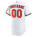 Baltimore Orioles Nike Home Authentic Custom Jersey White