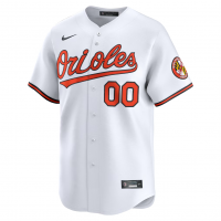 Baltimore Orioles Nike Home Limited Custom Jersey White