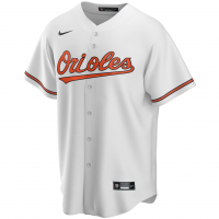 Baltimore Orioles Nike Home Replica Custom Jersey White