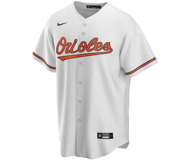 Baltimore Orioles Nike Home Replica Custom Jersey White