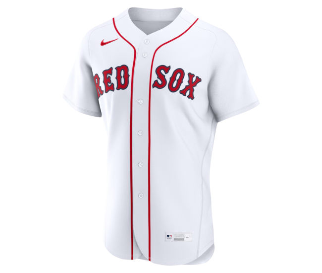 Boston Red Sox Nike Home Authentic Custom Jersey White