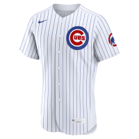 Chicago Cubs Nike Home Authentic Custom Jersey White