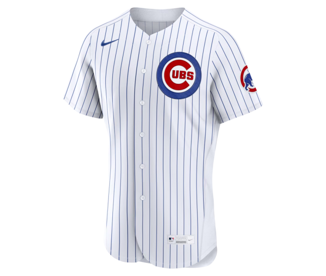 Chicago Cubs Nike Home Authentic Custom Jersey White