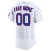 Chicago Cubs Nike Home Authentic Custom Jersey White