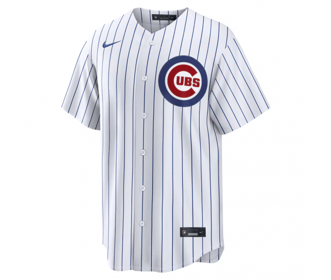 Chicago Cubs Nike Home Replica Custom Jersey White