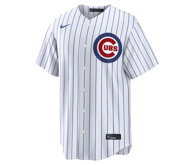 Chicago Cubs Nike Home Stadium Custom Jersey White