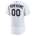 Chicago White Sox Nike Home Authentic Custom Jersey White