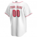 Cincinnati Reds Nike Home Replica Custom Jersey White