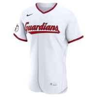 Cleveland Guardians Nike Home Authentic Custom Jersey White