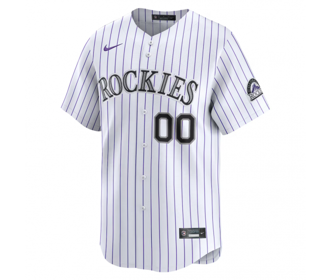 Colorado Rockies Nike Home Limited Custom Jersey White