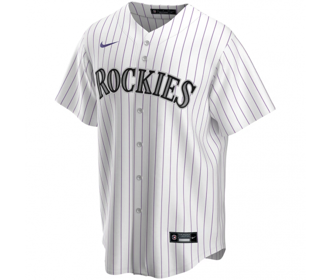 Colorado Rockies Nike Home Replica Custom Jersey White