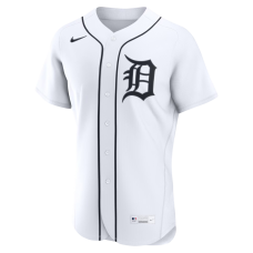 Detroit Tigers Nike Home Authentic Custom Jersey White Detroit Tigers Nike Home Authentic Custom Jersey White
