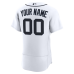 Detroit Tigers Nike Home Authentic Custom Jersey White