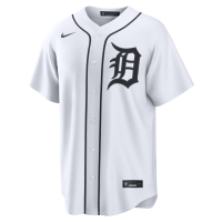 Detroit Tigers Nike Home Replica Custom Jersey White