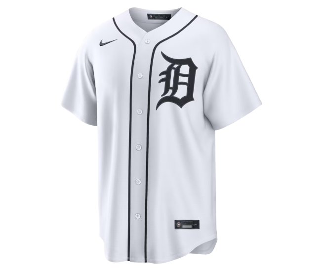 Detroit Tigers Nike Home Replica Custom Jersey White