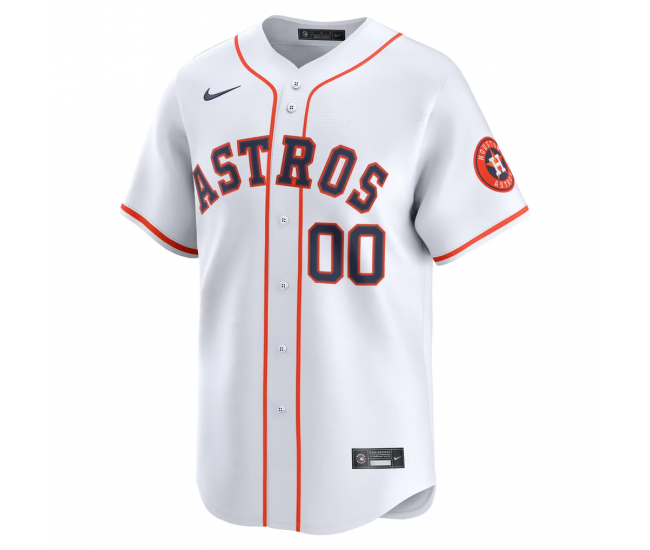 Houston Astros Nike Home Limited Custom Jersey White