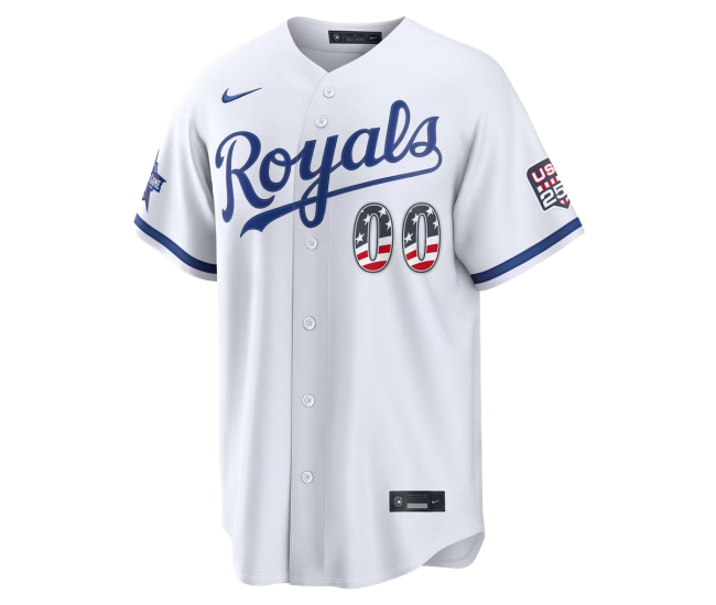 2026 All Star Edition Stars & Stripes Kansas City Royals Nike White Stadium Pick A Player Jersey