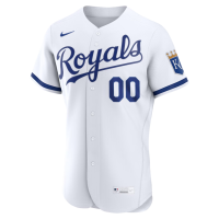 Kansas City Royals Nike Home Authentic Custom Jersey White