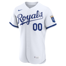 Kansas City Royals Nike Home Authentic Custom Jersey White Kansas City Royals Nike Home Authentic Custom Jersey White