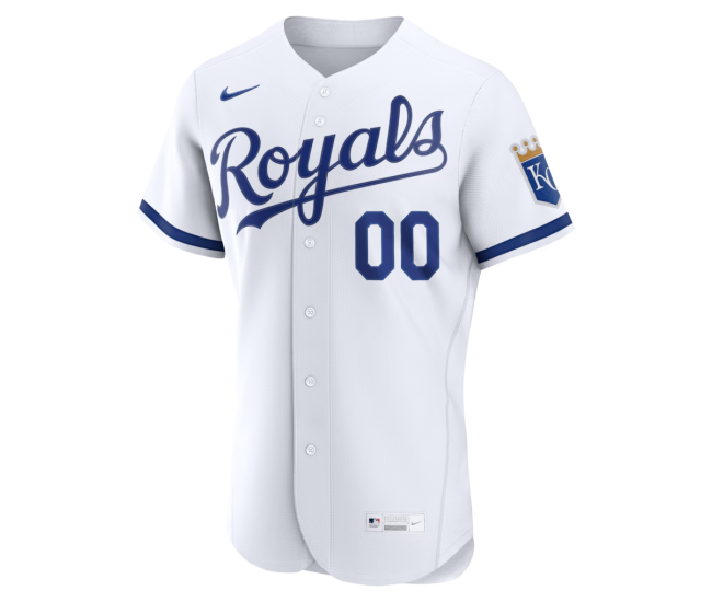 Kansas City Royals Nike Home Authentic Custom Jersey White