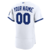 Kansas City Royals Nike Home Authentic Custom Jersey White