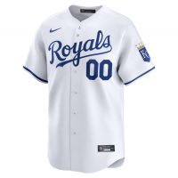 Kansas City Royals Nike Home Limited Custom Jersey White
