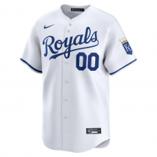 Kansas City Royals Nike Home Limited Custom Jersey White Kansas City Royals Nike Home Limited Custom Jersey White