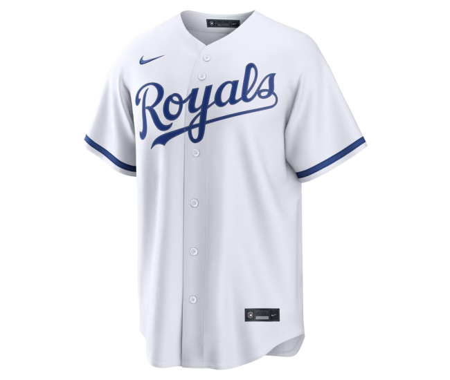 Kansas City Royals Nike Home Replica Custom Jersey White