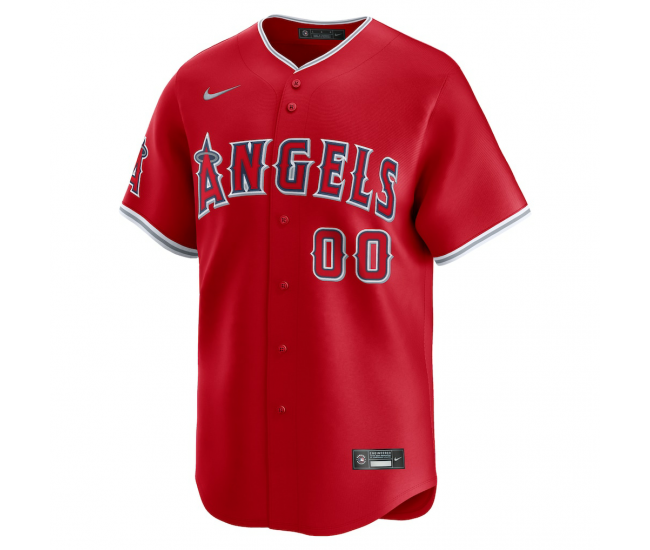 Los Angeles Angels Nike Alternate Limited Custom Jersey Red
