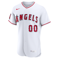 Los Angeles Angels Nike Home Authentic Custom Jersey White