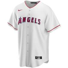 Los Angeles Angels Nike Home Replica Custom Jersey White Los Angeles Angels Nike Home Replica Custom Jersey White