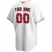 Los Angeles Angels Nike Home Replica Custom Jersey White