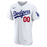 Los Angeles Dodgers Nike Home Authentic Custom Jersey White