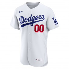 Los Angeles Dodgers Nike Home Authentic Custom Jersey White Los Angeles Dodgers Nike Home Authentic Custom Jersey White