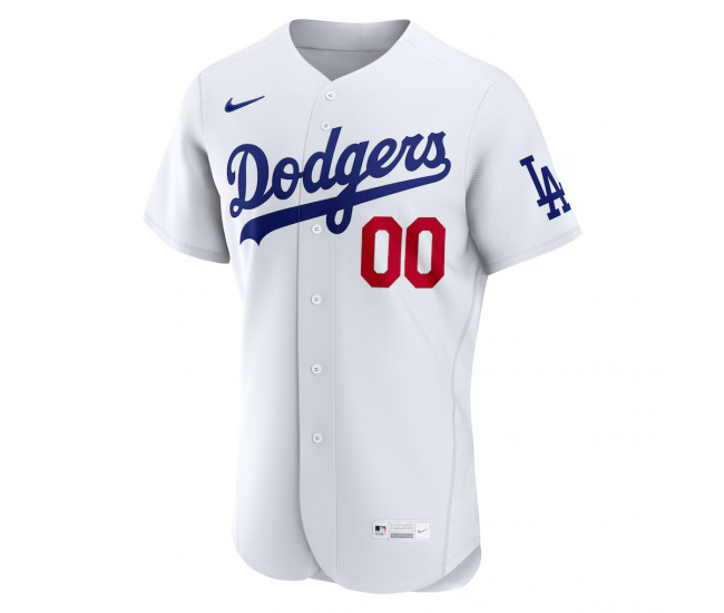 Los Angeles Dodgers Nike Home Authentic Custom Jersey White