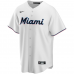Miami Marlins Nike Home Replica Custom Jersey White