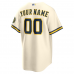 Milwaukee Brewers Nike Home Stadium Custom Jersey Cream