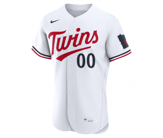 Minnesota Twins Nike Home Authentic Custom Jersey White